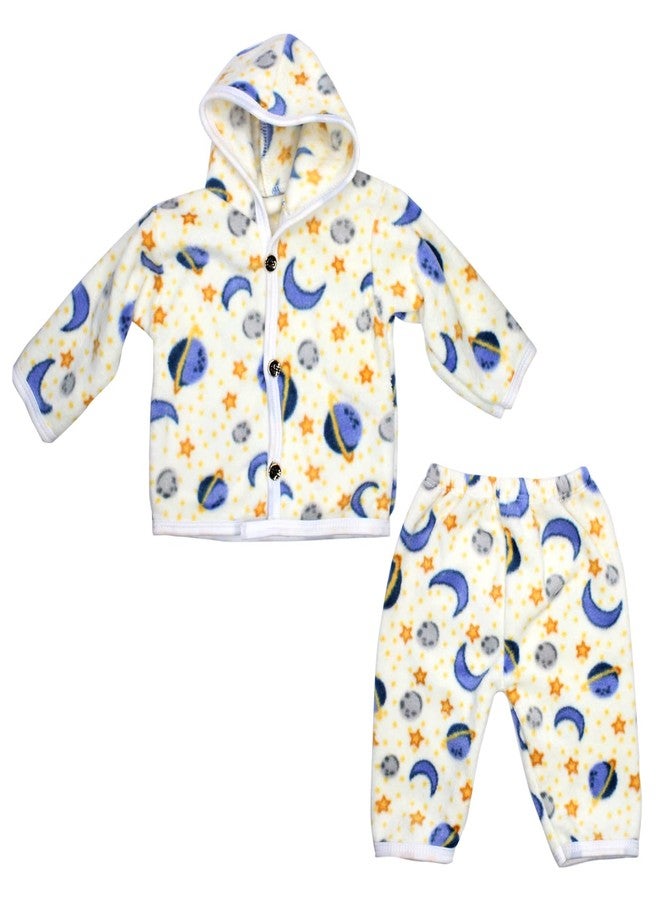 بوكسو طقم ملابس شتوية مخملي للأطفال من BOXO، بنين وبنات، يحافظ على الدفء، مطبوع عليه رسومات كرتونية (من 0 إلى 3 أشهر)، قطعة واحدة - Image 1