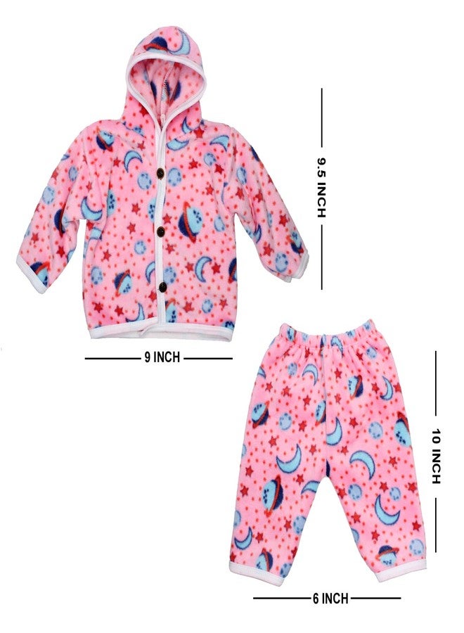 بوكسو طقم ملابس شتوية مخملي للأطفال من BOXO، بنين وبنات، يحافظ على الدفء، مطبوع عليه رسومات كرتونية (من 0 إلى 3 أشهر)، قطعة واحدة - Image 2