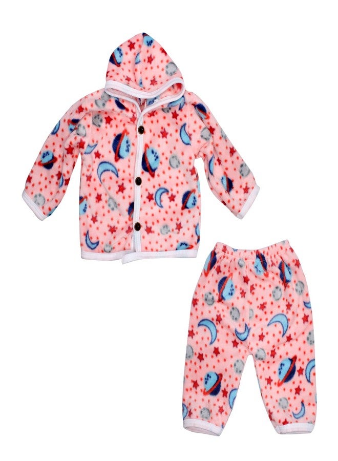 بوكسو طقم ملابس شتوية مخملي للأطفال من BOXO، بنين وبنات، يحافظ على الدفء، مطبوع عليه رسومات كرتونية (من 0 إلى 3 أشهر)، قطعة واحدة - Image 5