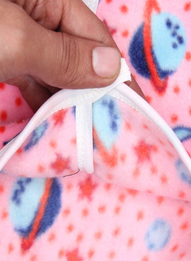 بوكسو طقم ملابس شتوية مخملي للأطفال من BOXO، بنين وبنات، يحافظ على الدفء، مطبوع عليه رسومات كرتونية (من 0 إلى 3 أشهر)، قطعة واحدة - Image 3