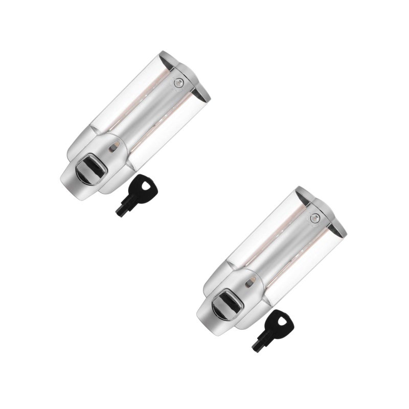 2 pcs 350ML Soap Dispenser Wall Mounted Hand Liquid Soap Press Dispenser for Home Hotel - Image 2