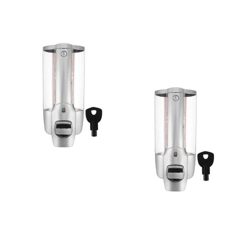 2 pcs 350ML Soap Dispenser Wall Mounted Hand Liquid Soap Press Dispenser for Home Hotel - Image 3