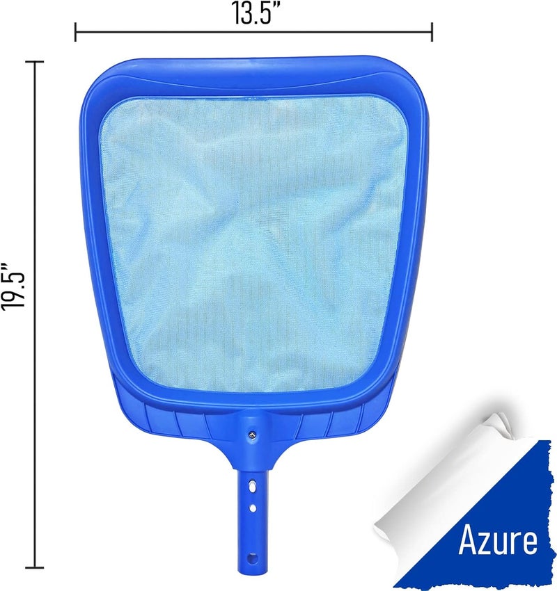 Poolvio Heavy Duty Swimming Pool Leaf Skimmer Net with Strong Reinforced Handle for Cleaning Swimming Pools, Hot Tubs, Spas and Fountains - Image 3