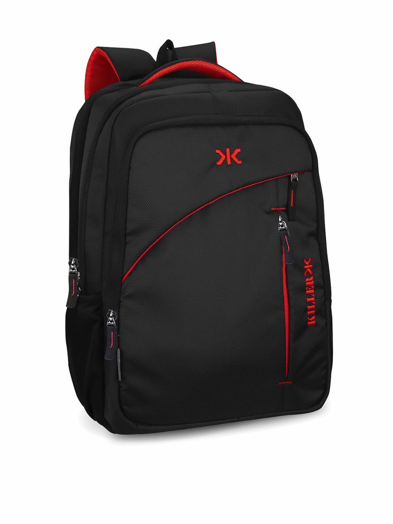 KILLER Louis 38L Laptop Backpack | Spacious Travel & Work Bag with Padded Laptop Compartment, Organizer - Black - Image 1