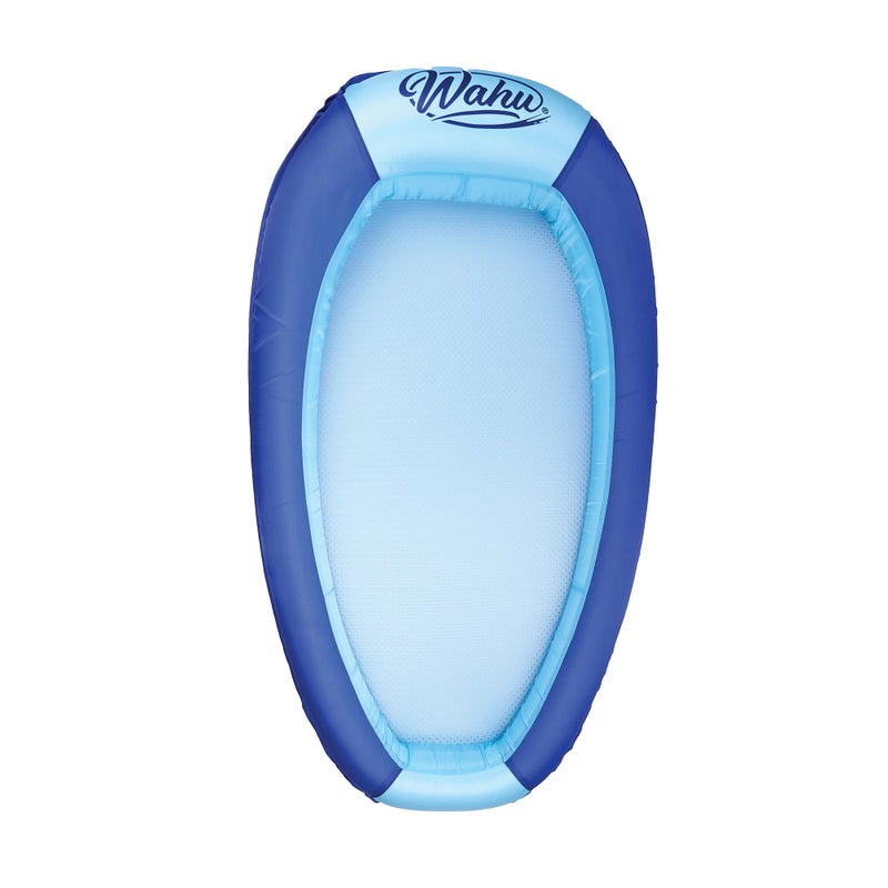 WAHU Hydro Lounger Versatile Pool Lounge Float for Sunbathing Inflatable Beach and Pool Float Lounger with InflateDeflate Valve BlueLight Blue - Image 2