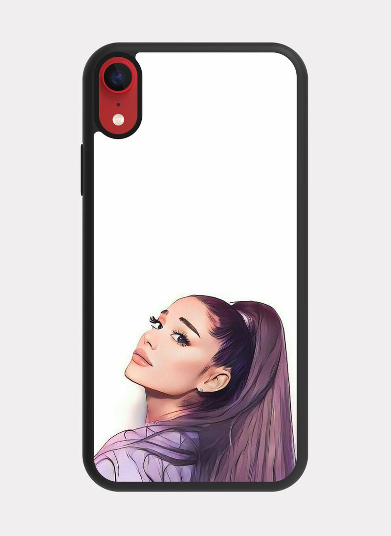 بكسلات كفر ايفون اكس ار اريانا غراندي ابيض - Image 1