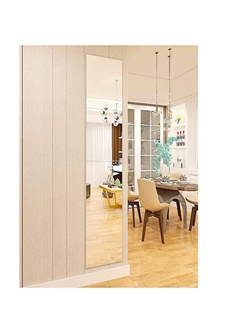 CityRiya-Long Full Length Wall Mirror, 4 Pack Paste Dormitory Vanity Makeup Mirror HD Frameless Stitching Wall-Mounted Mirrors for Bedroom Bathroom Dormitory, 22 * 22cm  - Image 2