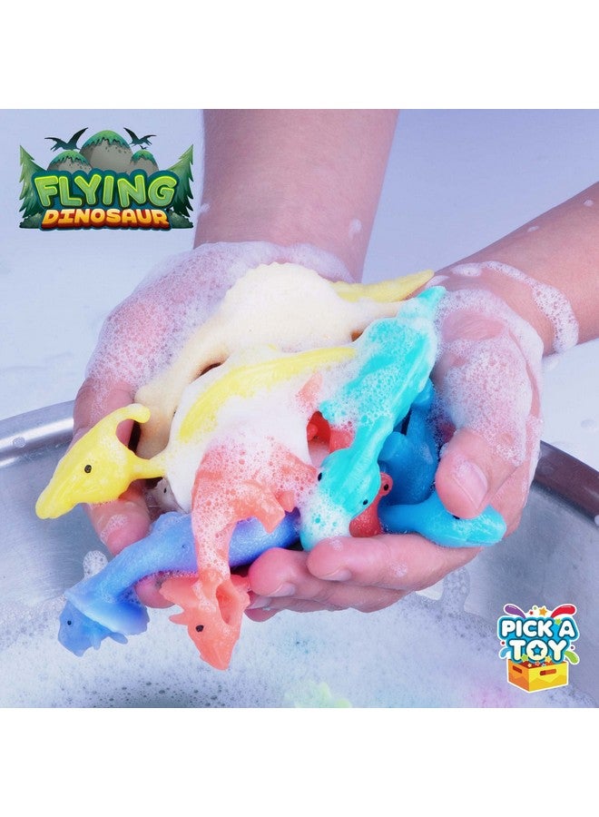 Pick A Toy Stretchy Slingshot Dinosaur Finger Toys, 36 Set Mini Rubber Dinosaur Toys Party Favors, Treasure Chest For Kids Prizes And Pinata Stuffer Toy, Finger Flingers Catapult Toys As Flying Chicken Slingshot - Image 5