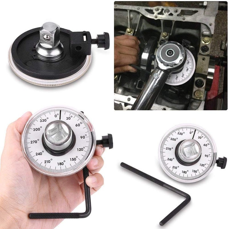 Thsakzo Angular Torque Gauge, 1/2 Inch Angle Drive 360 Degree Wrench, Adjustable Meter Set - Image 5