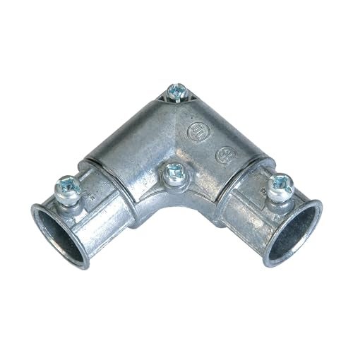 SIGMA ENGINEERED SOLUTIONS ProConnex 44591 EMT Conduit Fittings Inside Corner Pull Elbow 1/2-Inch, 2-Pack (Gray) - Image 1