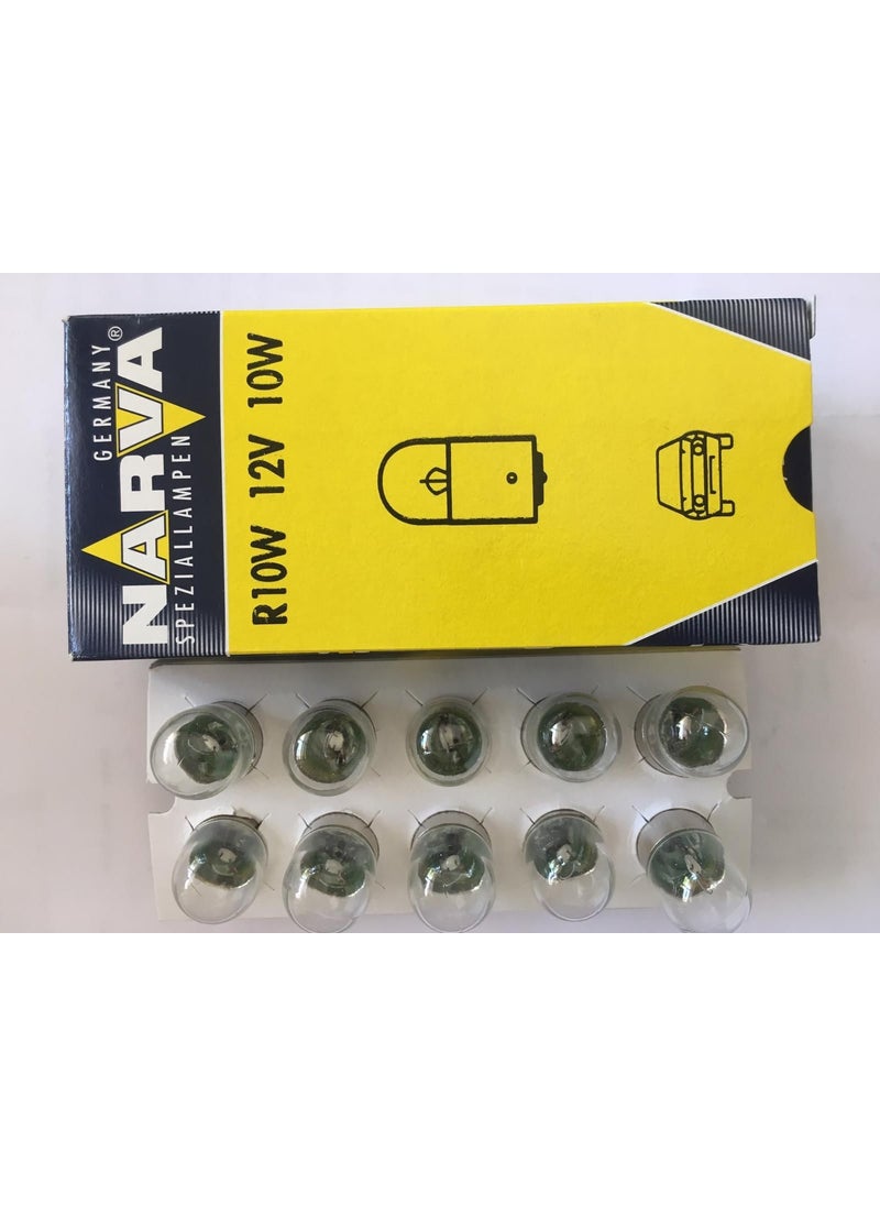Narva - 12V 10W Signal/Stop Bulb 10 Pack - Image 1