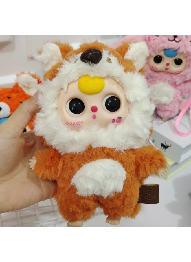 null - The Motherland Version Of Baby Three V3 Three-year-old Three-generation Plush Blind Box Trend Doll Gift Explosion-Specifications:Big Cute-Color:1 Blind Box - Image 1