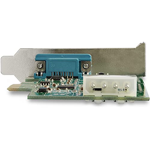 StarTech.com 1-port PCI Express RS232 Serial Adapter Card - PCIe RS232 Serial Host Controller Card - PCIe to Serial DB9 - 16950 UART - Low Profile Expansion Card - Windows & Linux , TAA (PEX1S953LP) - Image 3