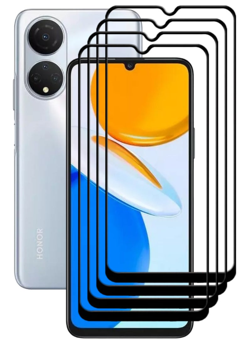 ACLIX 4 Pieces Antistatic ESD Dustproof Premium Quality High Definition Tempered Glass Screen Protector Designed For Honor X7 - Image 1