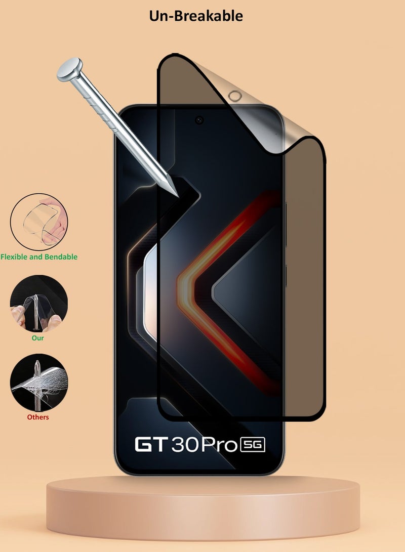 Techie Full Cover Matte Ceramic Privacy Screen Protector for Infinix GT 30 Pro 5G – Anti Fingerprint, Bubble Free Easy Installation - Image 5