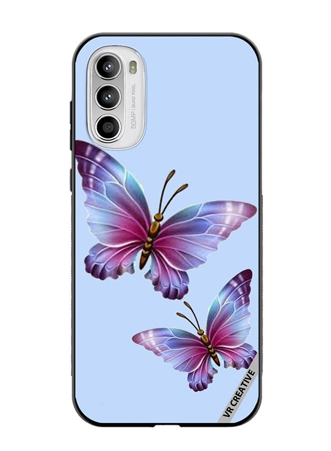VR CREATIVE Protective Case Cover For Motorola Moto G82 Butterflies Design Multicolour - Image 1