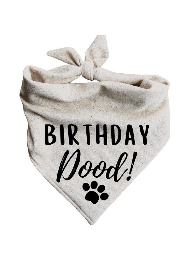 Birthday Dood Dog Bandanna pet Bandana Celebration Party paw-ty (X-Large) - Image 1