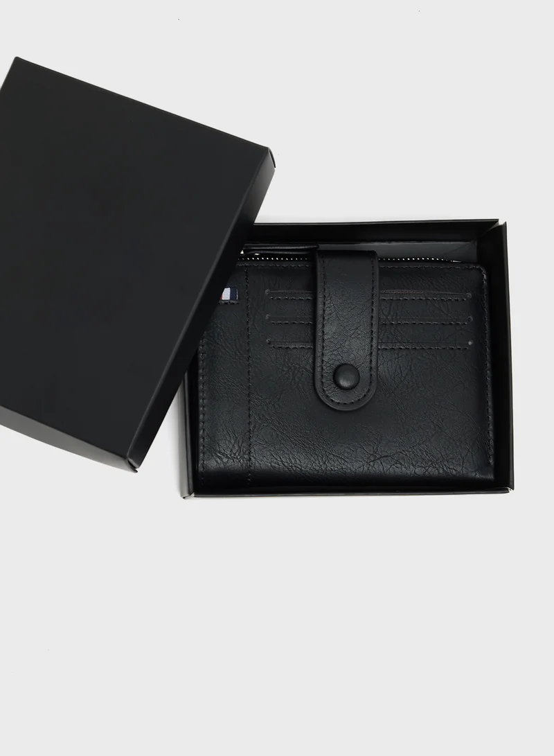Robert Wood Genuine Leather Bi-Fold Wallet