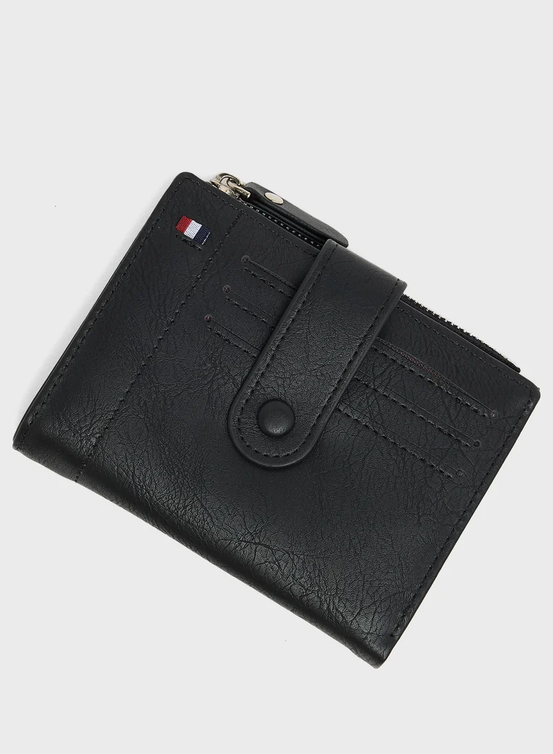 Robert Wood Genuine Leather Bi-Fold Wallet