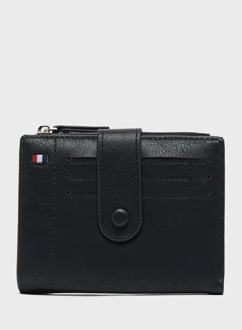 Robert Wood Genuine Leather Bi-Fold Wallet