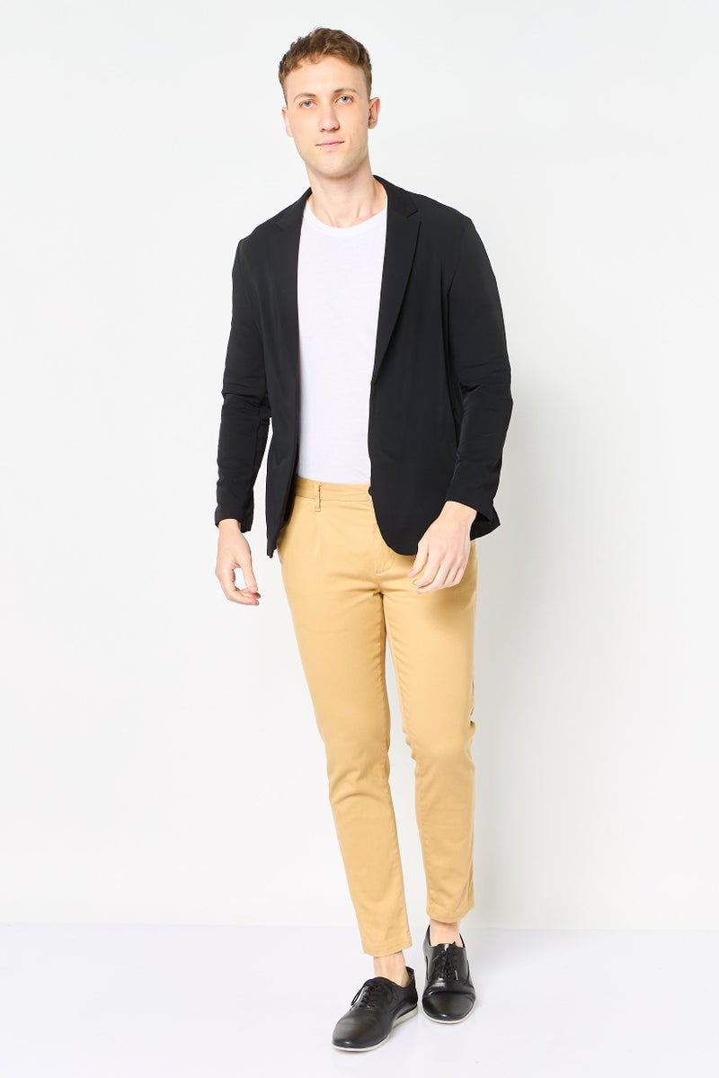 SELECTED Men Regular Fit Solid Casual Blazer, Black - Image 2