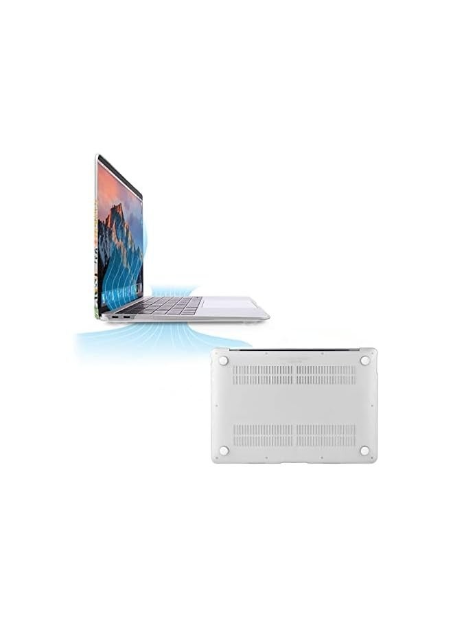 Mosiso Compatible with MacBook Air 13 inch Case 2022 2021 2020 2019 2018 Release A2337 M1 A2179 A1932 Retina Display Touch ID,Plastic Wild Flowers Hard Case&Keyboard Cover&Screen Protector,Transparent  - Image 4