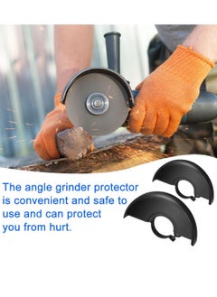 Y&D Angle Grinder Shield Protective Cover, Black Cutting Machine Base Metal Wheel Guard Safety Protector Cover for 125 115 Power Tool Accessories 42 mm Inner Diameter, 2 Size  - Image 4