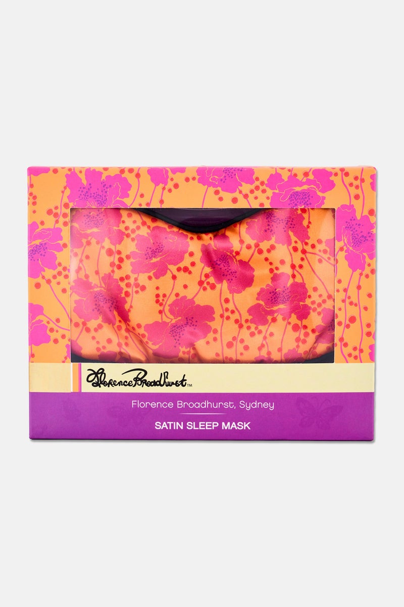 Florence Broadhurst Women Floral Print Satin Sleep Mask, Multicolor - Image 3