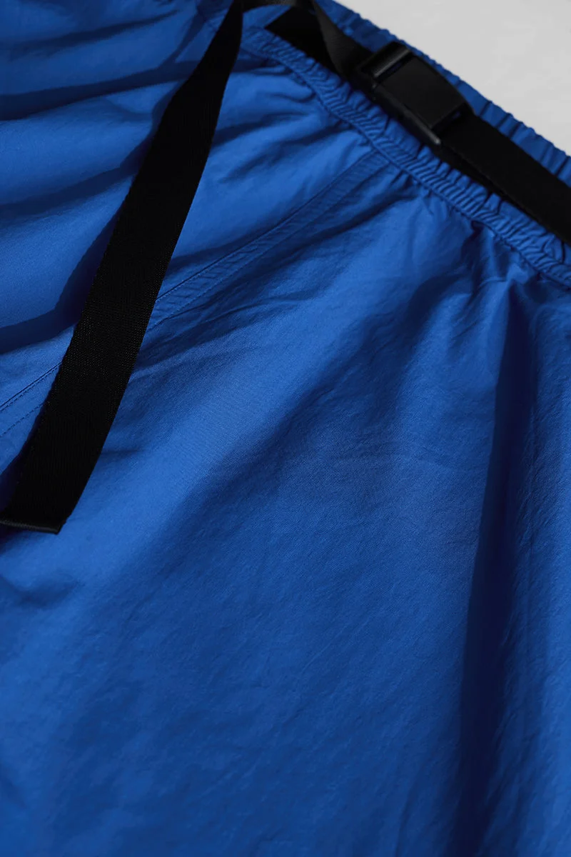 سنيتش Blue Textured Regular Fit Shorts