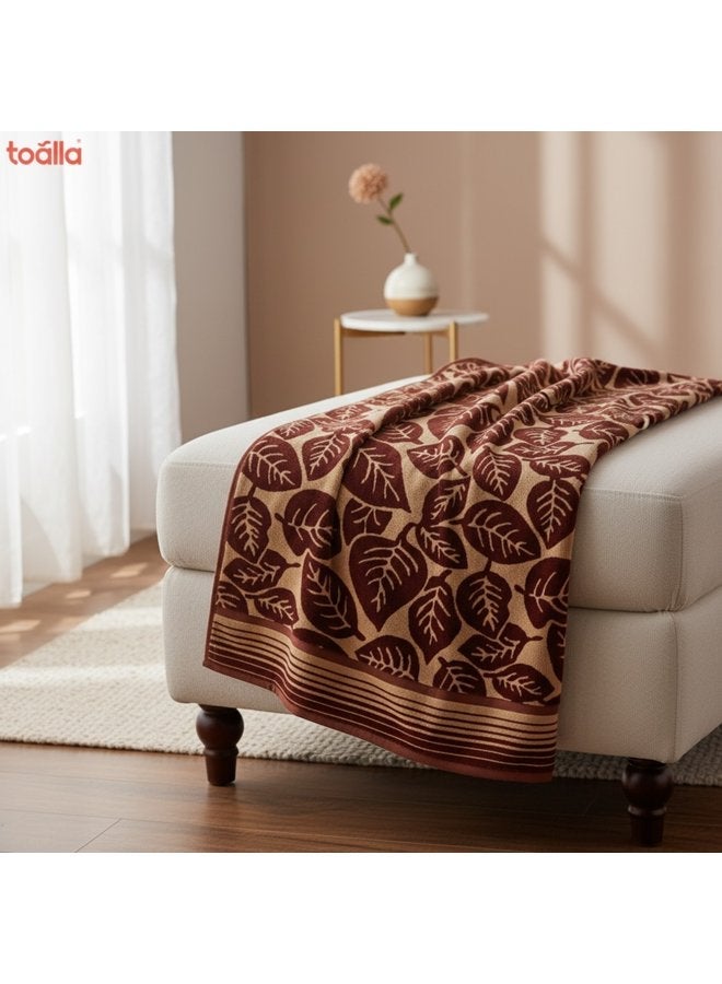 toãlla kitchen towel set & Bath towel , High Absorbency, 50*50 Cm, Cotton 100%, Durable & Easy To Clean. & Bath Towel  Camel Color Cotton 70*140Bundle - Image 4