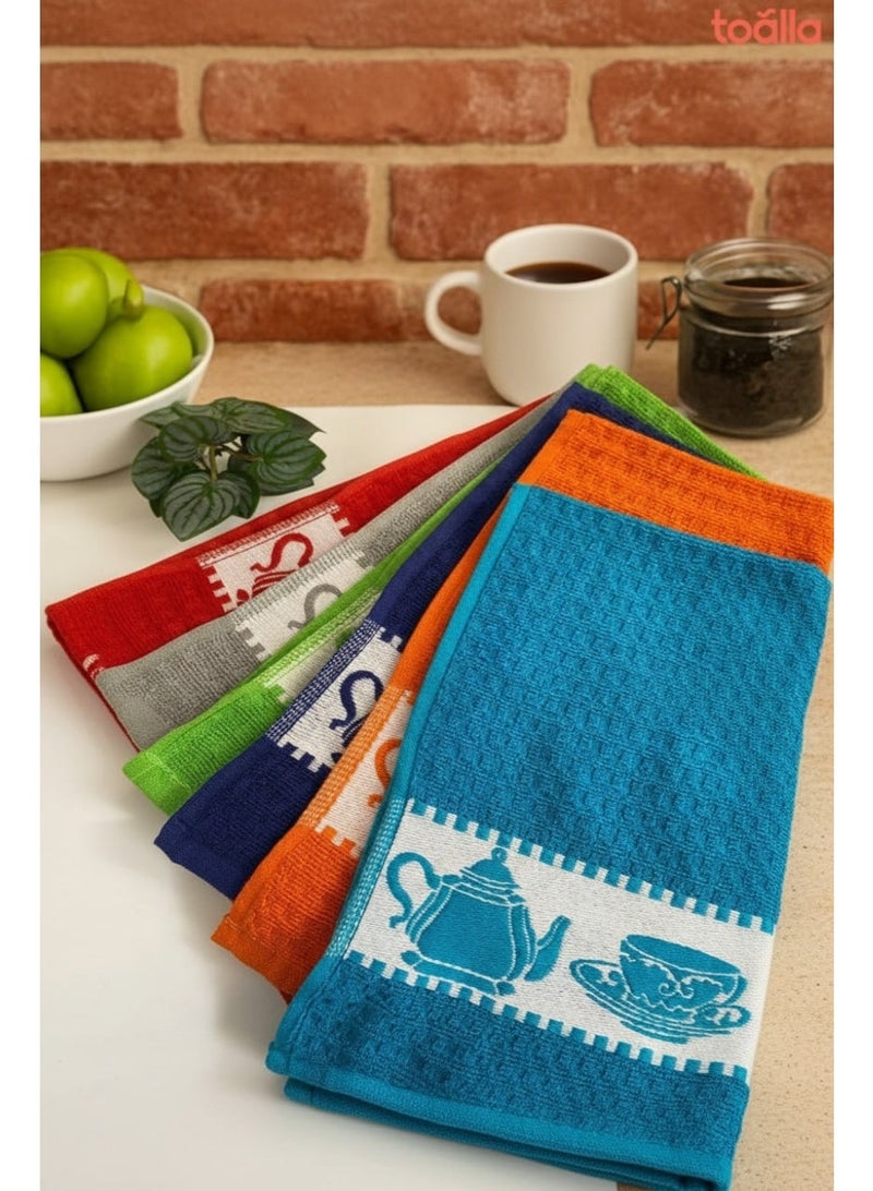 toãlla kitchen towel set & Bath towel , High Absorbency, 50*50 Cm, Cotton 100%, Durable & Easy To Clean. & Bath Towel  Camel Color Cotton 70*140Bundle - Image 2