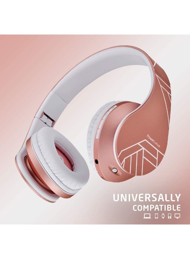 PowerLocus Kids Headphones Over-Ear, Bluetooth Wireless Headphones for Kids,with Microphone, Safe 85DB Volume Limited, Foldable with Carry Case, Audio Cable, Micro SD mode for Online Classes,PC,Phones - Image 3