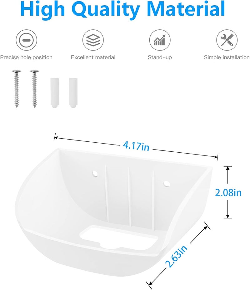 OkeMeeo Wall Mount for eero 6+, Screwless VHB Holder for Mounting eero 6+ Dual-Band mesh Wi-Fi 6 Without Drilling (Strongly Adhesive, 2 Pack) - Image 5