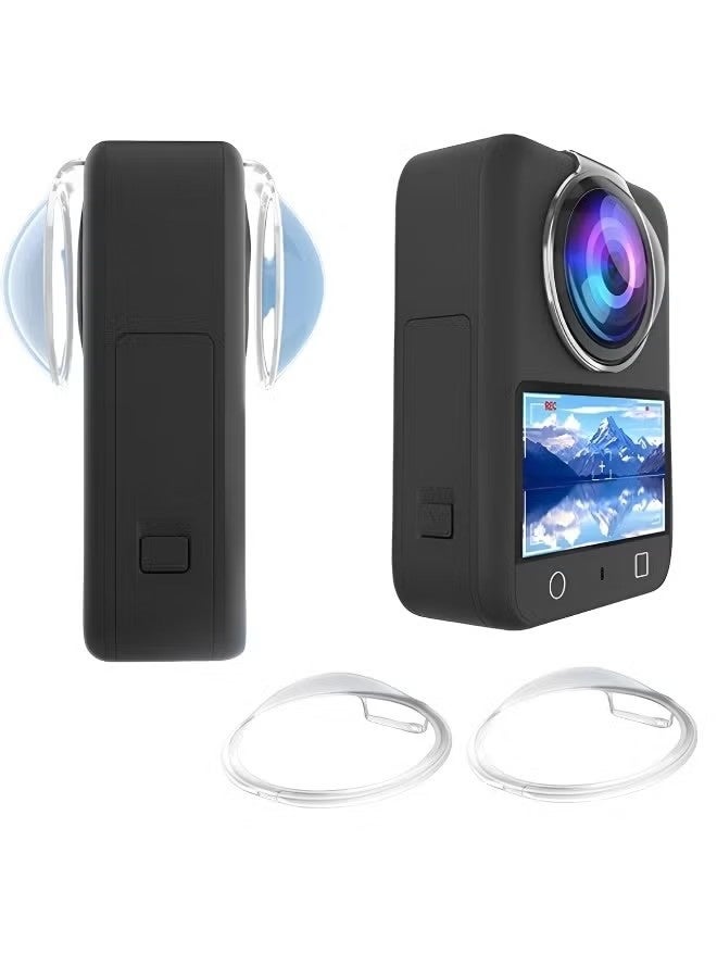 واقي عدسة لكاميرا DJI OSMO 360 الرياضية، غطاء حماية للعدسة مصنوع من الكمبيوتر، غطاء عدسة مضاد للضباب، متوافق مع ملحقات DJI OSMO 360 - Image 1