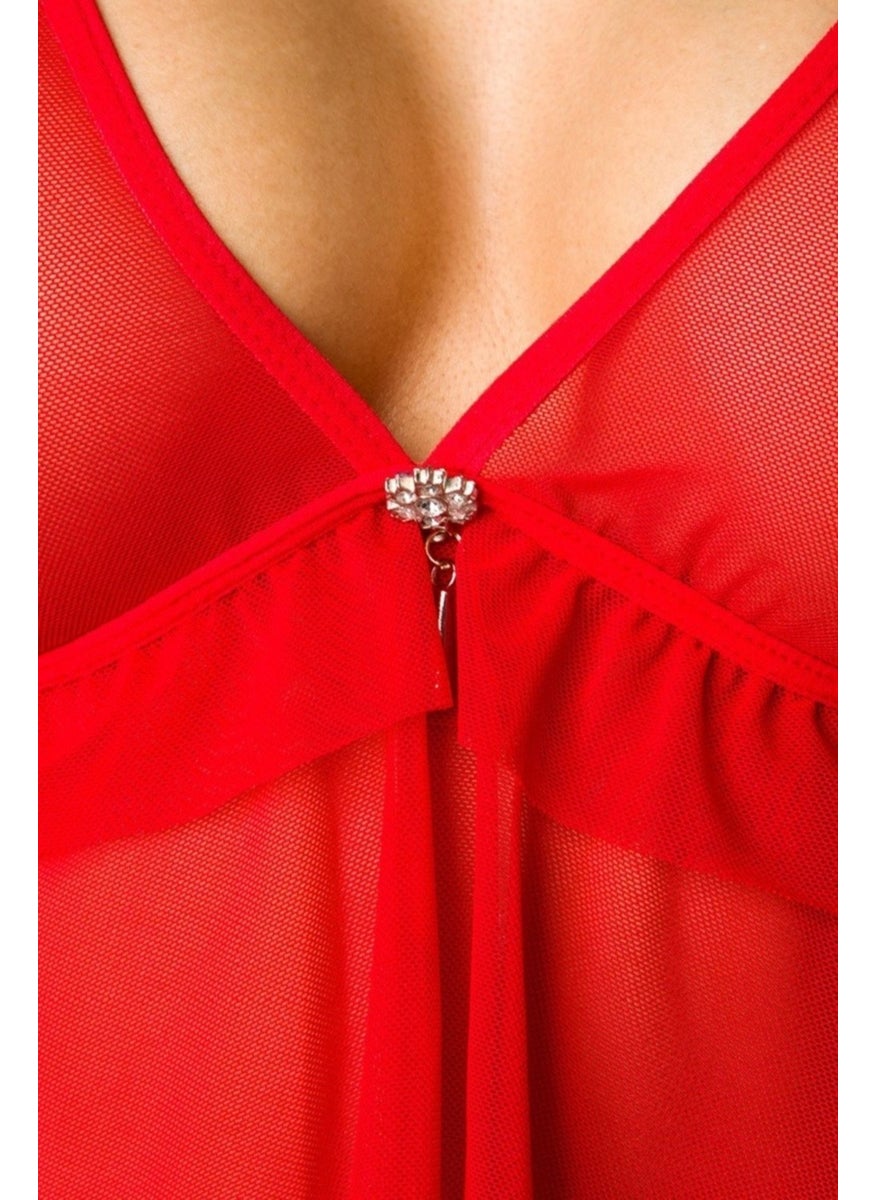 Qvien Secret Women's Underwear Red Undershirt Panties Underwear Set - G-5032  - Image 2