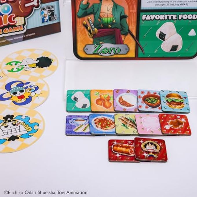Kess One Piece: Luffys Bento Panic Game for Players Ages 10 & Up, Playtime 30 Mins, Anime, Quick to Learn, Feasting Fun: Lunch is Served, with a Side of Panic - Image 3