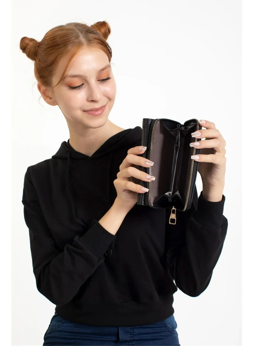 ARMINE C12 Women's Handbag Black Printed