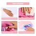 KnowU Nail Pratice Training Hand for Acrylic Nails with Stand Bracket,Soft Silicone Maniquin Hand, Flexible Bendable Nail Practice Fake Hand for Nails Art Practice Tool - Image 3