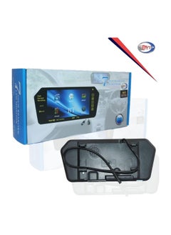 DYT 7 Inch HD Mirror Full Touch Screen Rearview LED Monitor With Bluetooth USB SD Card Audio Video Player  - Image 5