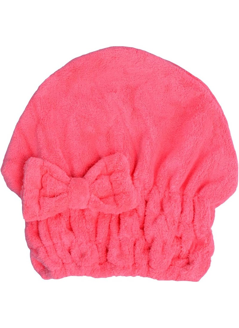 HOPESHINE - Microfiber Hair Towel Cap for Women Wet Short or Long Curly Hair Super Absorbent Quick Dry Turbans Anti Frizz Great Gift for Women and Girls Rose red 1 - Image 1