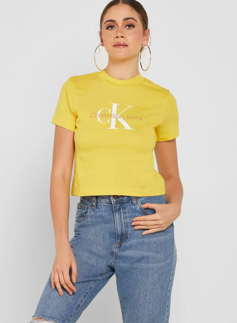Calvin Klein Jeans Crew Neck Logo T-Shirt