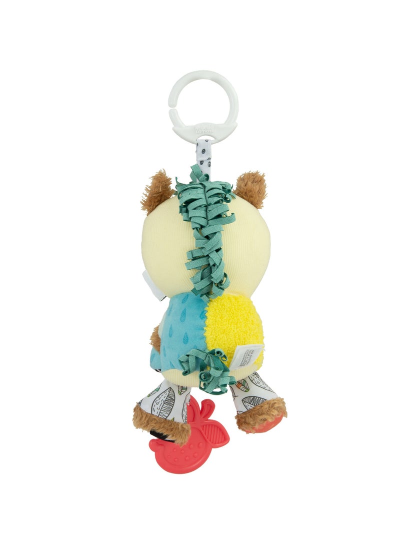 Lamaze Carson Clydesdale: Clip-and-Go Baby Pram Toy, Multicolored Sensory Horse with Crinkly Features and Chewy Teether, Ideal for Early Learning and Development, Suitable for Ages 0-6 Months and Up - Image 2