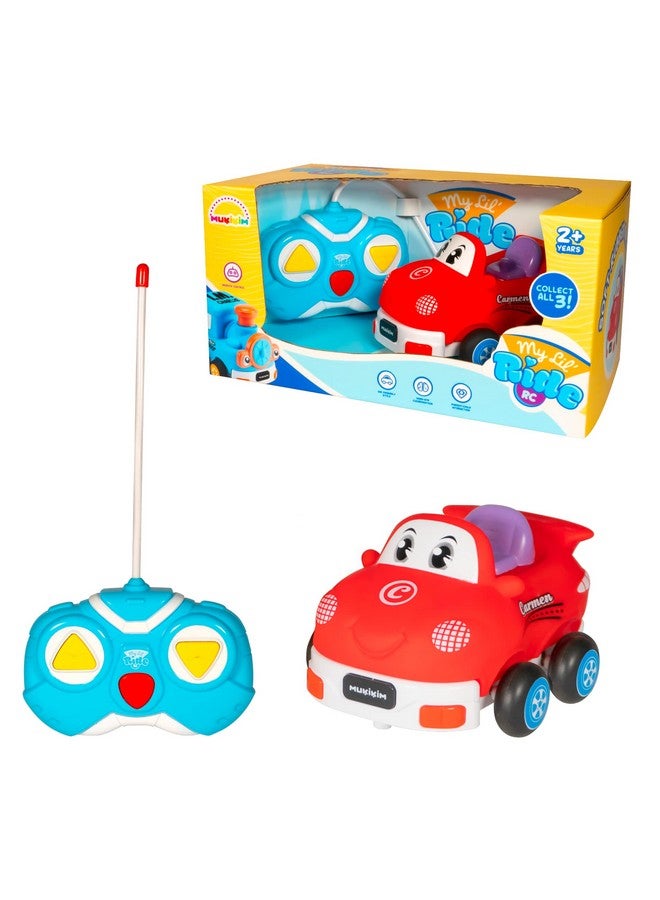 MukikiM My Little Ride Carmen The Car. Your Child'S First Remote Control Car. Safe & Durable For Ages 2+ Toddlers/Young Kids. Cartoon Rc Car With Soft Shell & Crashresistant Design… - Image 1