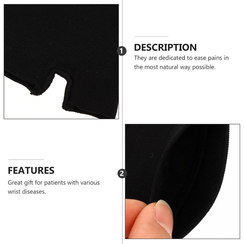 Elastic Compression Wrist Brace Gloves 1 Pair Arthritis Wrist Support Gloves for Carpal Tunnel Relief for Hand and Sprain - Image 3