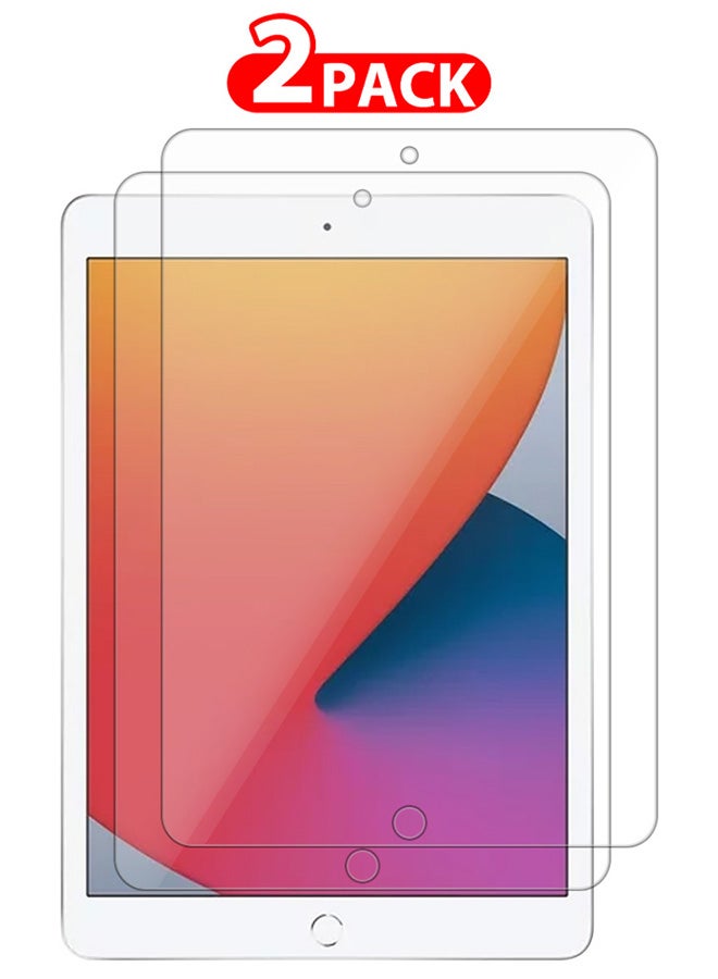CATANES 2 Packs For Apple iPad 10.2 Screen Protector 9H Hardness Tempered Glass Scratch Resistant HD Display Screen Protector - Image 1