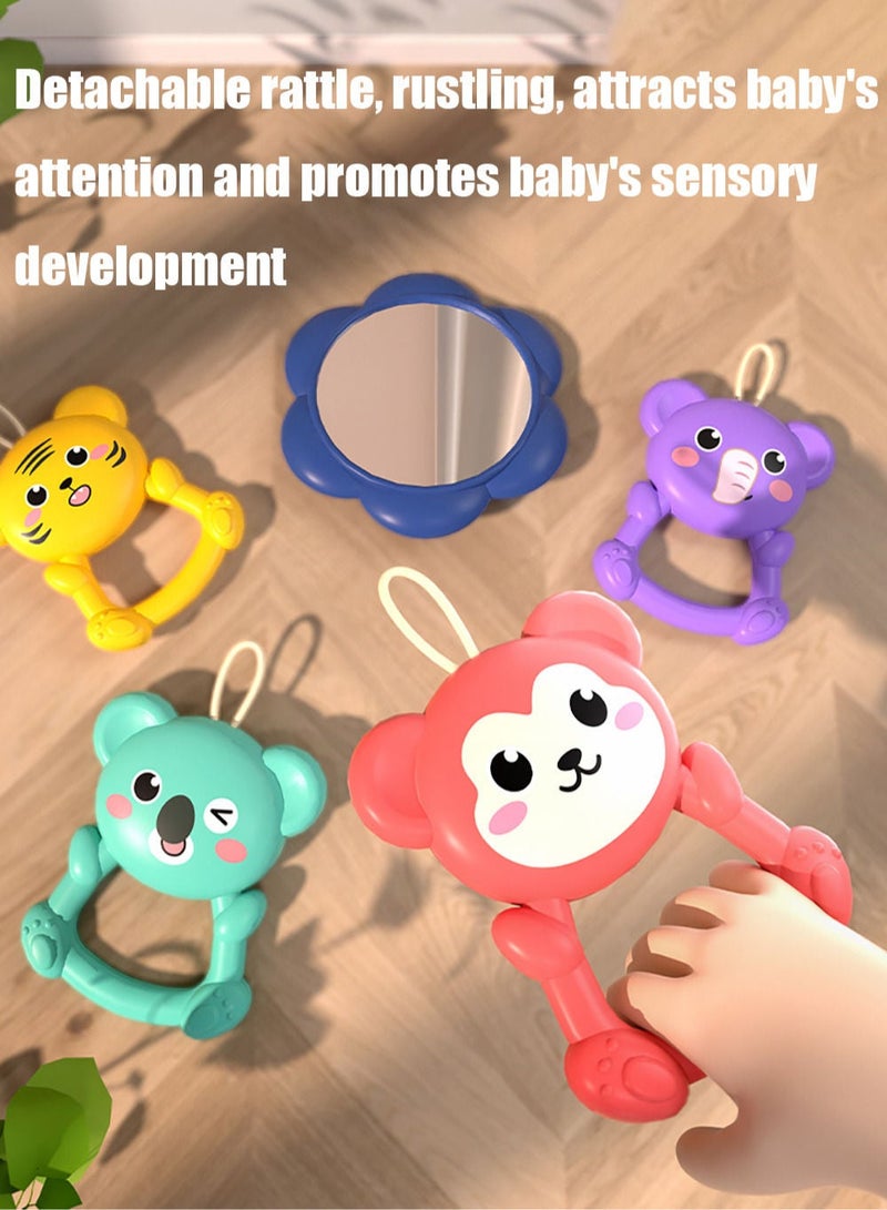 مس تيارا مشاية اللياقة البدنية للأطفال 2 في 1 بدواسة بيانو موسيقية قابلة للطي مع وسادة قلادة خشخيشة قابلة للإزالة - Image 5