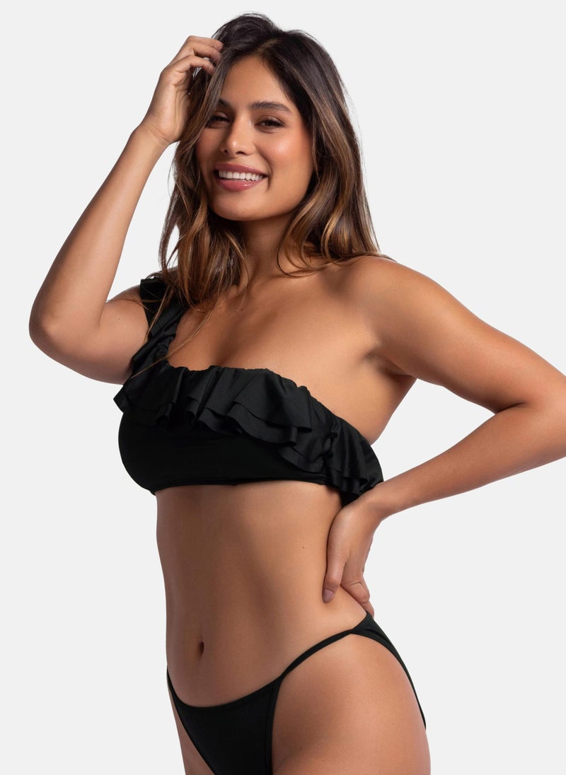 Dorina Ruffle One Shouldr Bikini Top  - Image 1