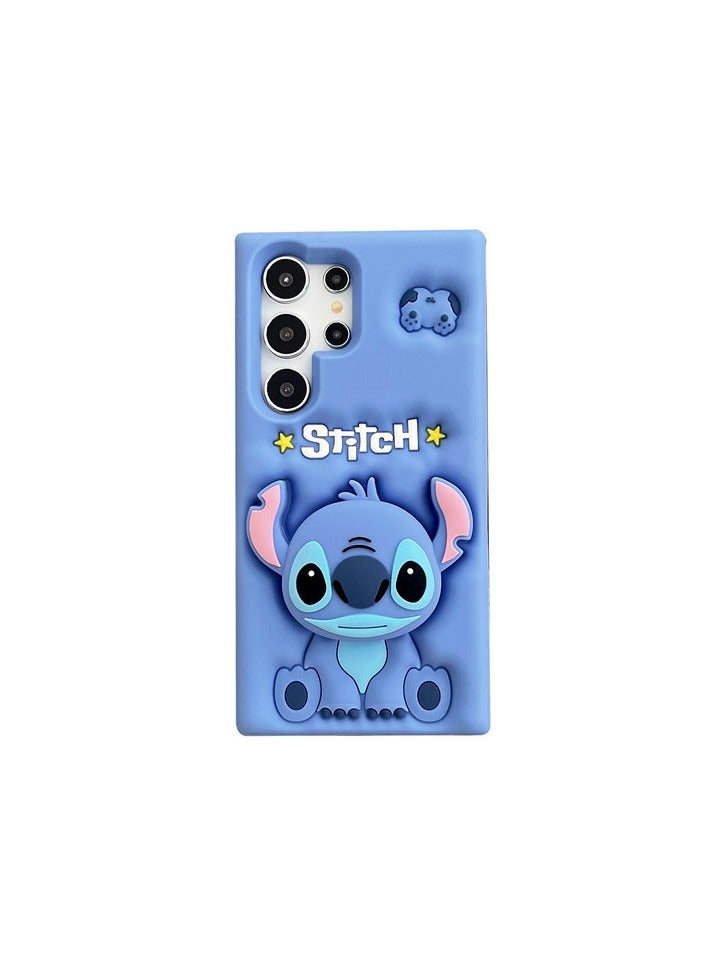 general Cartoon Phone Case for Samsung Galaxy S24 Ultra 6.8", Stylish and Cute 3D Cute Kawaii Soft Silicone Animal Protection Gel Vibrating Gel Back Case for Kids Female Girls Boys - Image 1