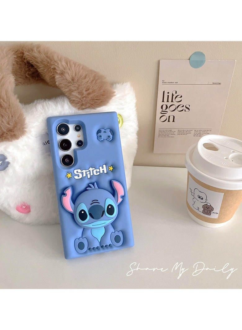 general Cartoon Phone Case for Samsung Galaxy S24 Ultra 6.8", Stylish and Cute 3D Cute Kawaii Soft Silicone Animal Protection Gel Vibrating Gel Back Case for Kids Female Girls Boys - Image 3