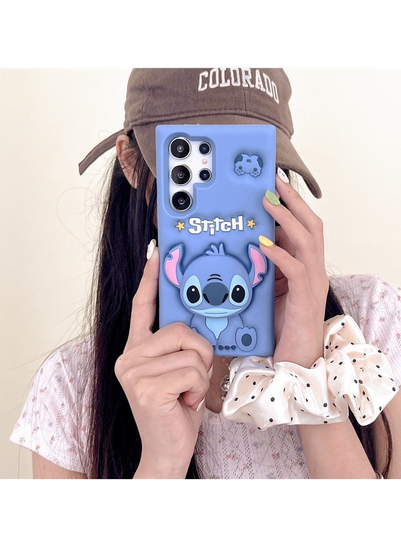 general Cartoon Phone Case for Samsung Galaxy S24 Ultra 6.8", Stylish and Cute 3D Cute Kawaii Soft Silicone Animal Protection Gel Vibrating Gel Back Case for Kids Female Girls Boys - Image 4